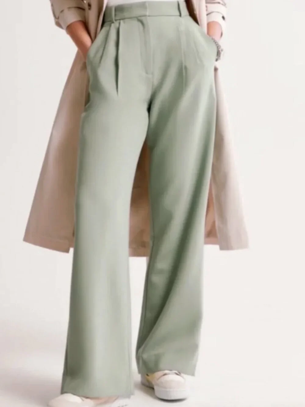 Abercrombie & Fitch SET Wide Leg Pants and Matching Vest XS